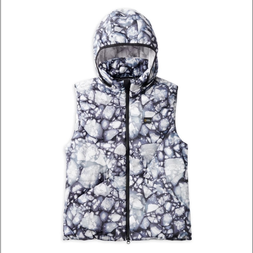 🌎 Limited Edition: NatGeo: polar cap melt: puffer vest